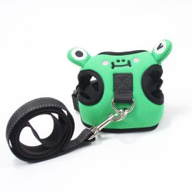 Dog Harness Set (Specification (L * W): M, colour: Calf+traction rope)