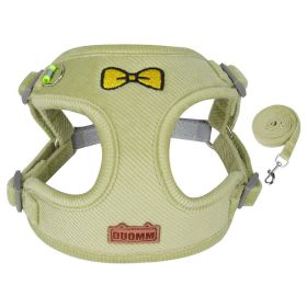 Reflective Dog Walking Harness & Rope (Specification (L * W): XL, colour: green)