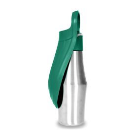 Portable Pet Water Bottle (Color: Green, type: Pet Supplies)