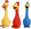 Rubber Chicken Dog Toys