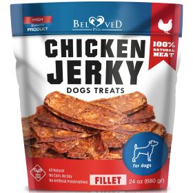 Chicken Jerky Dog Treats (Brand: Beloved Pets)