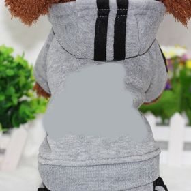 Pet Full Body Outfit (Color: Grey, size: S)