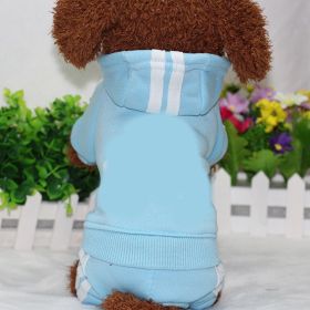 Pet Full Body Outfit (Color: Light Blue, size: XXL)