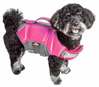 Reflective Dog Life Jacket Vest (Color: Pink, size: X-Large)