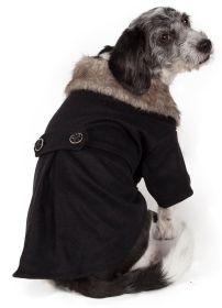 Faux-Fur Pet Coat (size: medium)