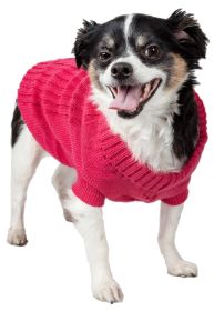 Rib-Collared Pet Sweater (size: X-Small)