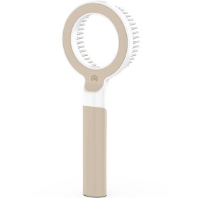 Pet Grooming Rake 360 Degree (Color: Brown)