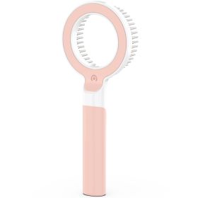 Pet Grooming Rake 360 Degree (Color: Pink)