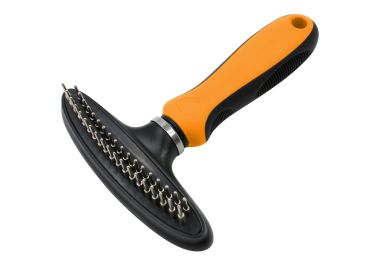 Grooming Rake Pet Comb (Color: Orange)