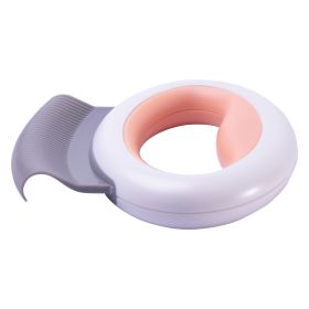 Flexible Grooming Comb (Color: Orange)