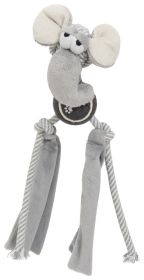 Rope Tennis Dog Toy (Color: Grey)
