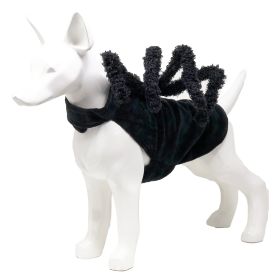 Spider Pet Costume for Dogs (Color: Black, size: small)