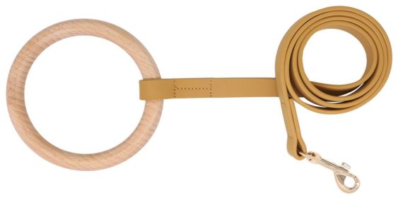 Leather Dog Leash (Color: Apricot)