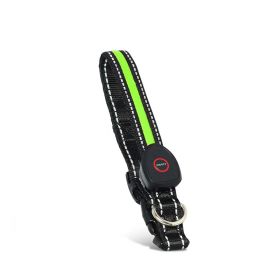 Light Up LED Dog Safety Collar (Color: Green, type: Pet Supplies)