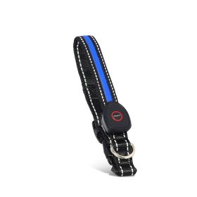 Light Up LED Dog Safety Collar (Color: Blue, type: Pet Supplies)