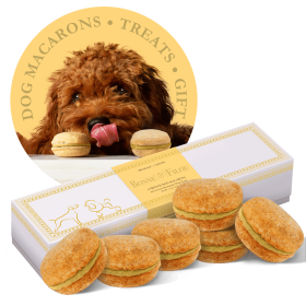 Dog Macaron Treats 6 Pack (Flavor: Cheese)