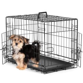 Dog Cage With Two Doors (Option: 24double door)