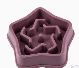 Slow Feed Dog Bowl (Option: Conventional-03 Style Purple)