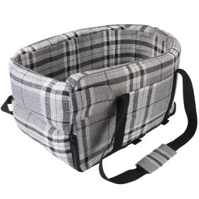 Pet Booster Seat (Color: BlackWhite)