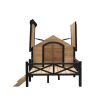 Cabin Dog Kennel with Porch