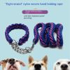 braided dog collar leash