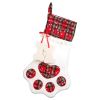 Plaid Paw Pet Stocking
