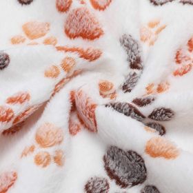 Fleece Pet Blanket Set (Color: White, size: Medium (Pack of 2))