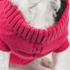 Rib-Collared Pet Sweater