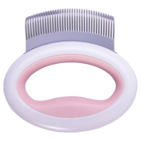 Flexible Grooming Comb (Color: Pink)