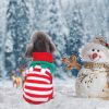 Snowman Stripe Pet Sweater