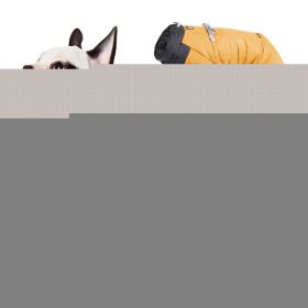 Waterproof Warm Dog Jacket (Color: Yellow, size: L)