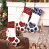 Plaid Paw Pet Stocking