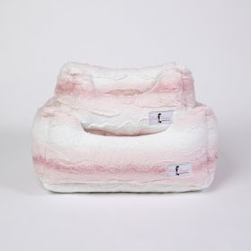 Dog Bed Cashmere (Color: Pink Angora, size: LG)
