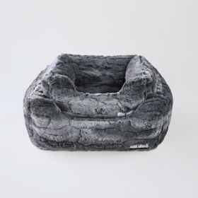 Dog Bed Deluxe (Color: Granite, size: LG)