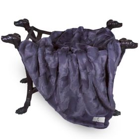 Dog Blanket Luxe (Color: Pewter, size: SM)