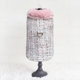 Dog Coat Annabella (Color: Whisper, size: SM)