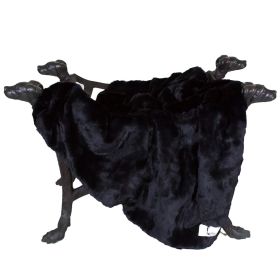 Dog Blanket Bella (Color: Black, size: SM)
