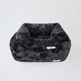 Dog Bed Bella (Color: Black, size: LG)