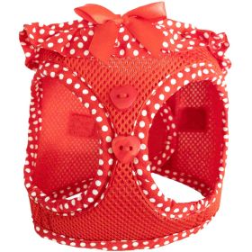 Polka Dot Ruffle Red (size: small)