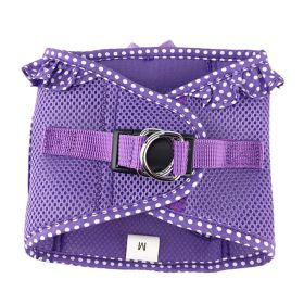 Dog Harness Purple (size: medium)