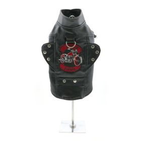 Biker Dawg Jacket Pink (size: small)