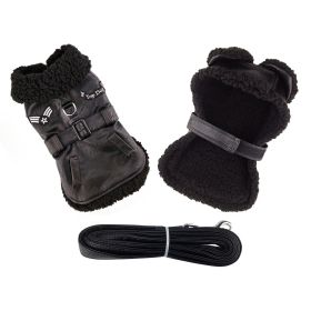 Black Top Flight Coat (size: large)