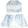 Dog Dress Blue Daisy