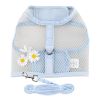 Dog Harness Daisy Blue