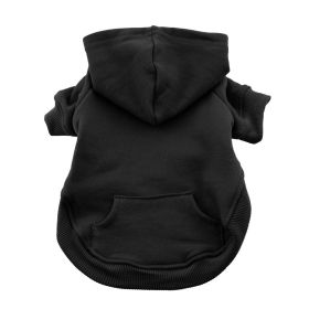 Black Dog Hoodie (size: small)