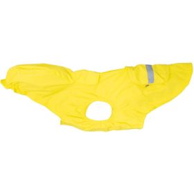 Dog Packable Raincoat Yellow (size: small)
