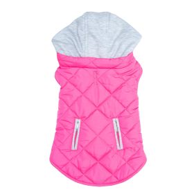 Dog Hoodie Pink (size: small)