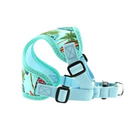 Choke Free Dog Harness Surfboards Palms (size: small)