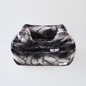 Dog Bed Deluxe (Color: Chinchilla, size: SM)