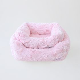 Dog Bed Bella (Color: Baby Pink, size: SM)